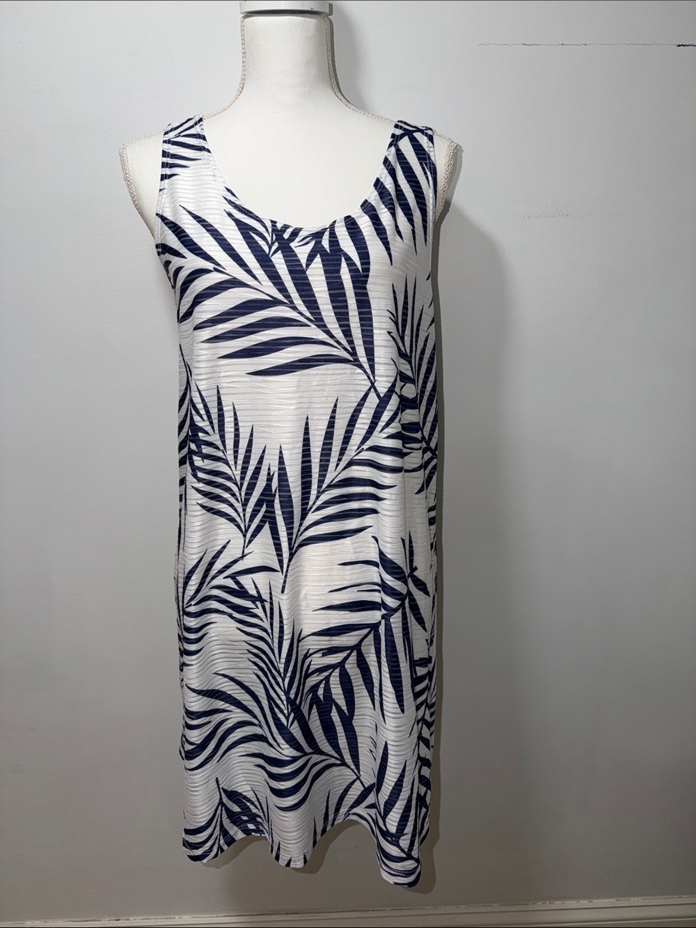 Portocruz Women's Beach Cover-Up Dress Crisscross Back XS TROPICAL Vacation